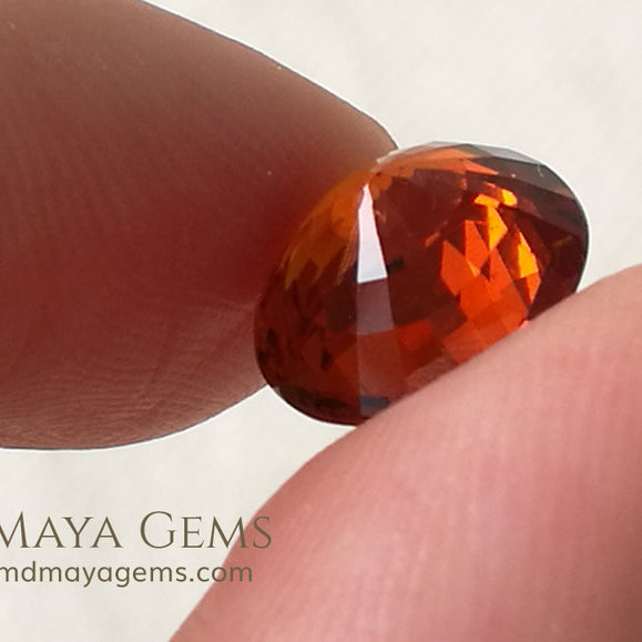 Rare Top Top ! Spessartite Rouge Orange De Namibie : 1,32 Carat ★★ P229 Rare Top Top ! Spessartite Rouge Orange De Namibie : 1,32 Carat ★★ P229