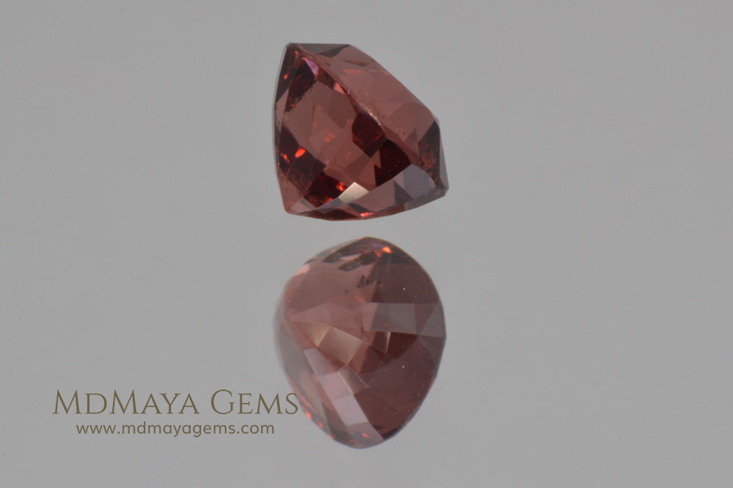Magnificent Rich Orange Red Spinel Cushion Cut 1.22 ct