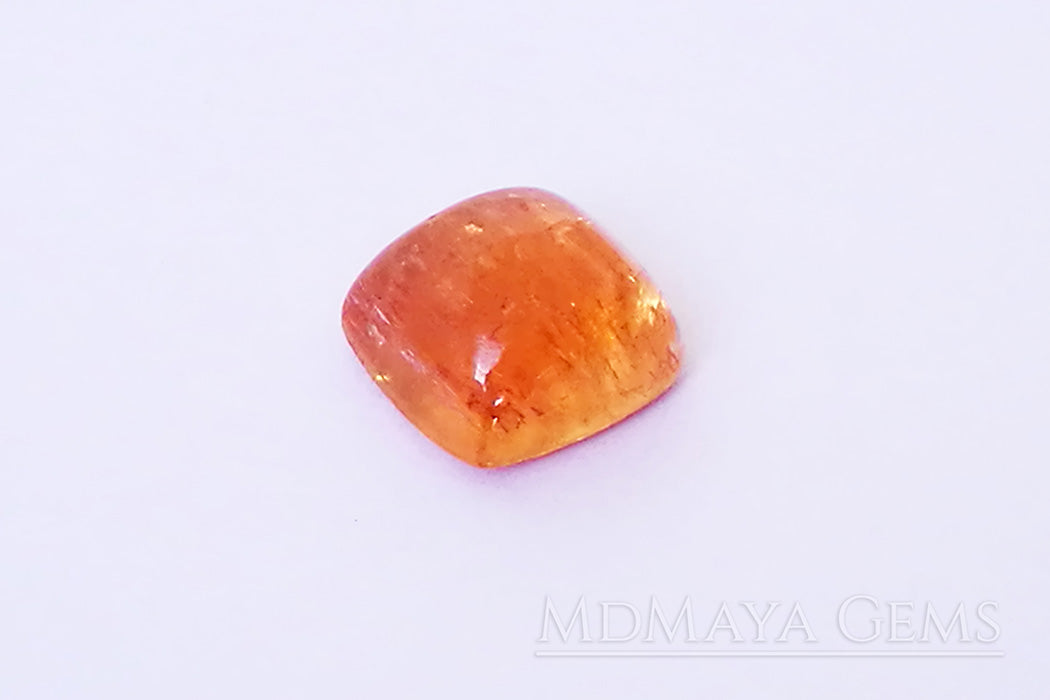 Natural Golden Imperial Topaz 3.83 carat Rich golden orange color ideal for jewelry