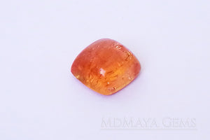Natural Golden Imperial Topaz 3.83 carat Rich golden orange color ideal for jewelry