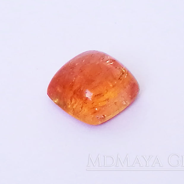 Natural Golden Imperial Topaz 3.83 carat Rich golden orange color ideal for jewelry