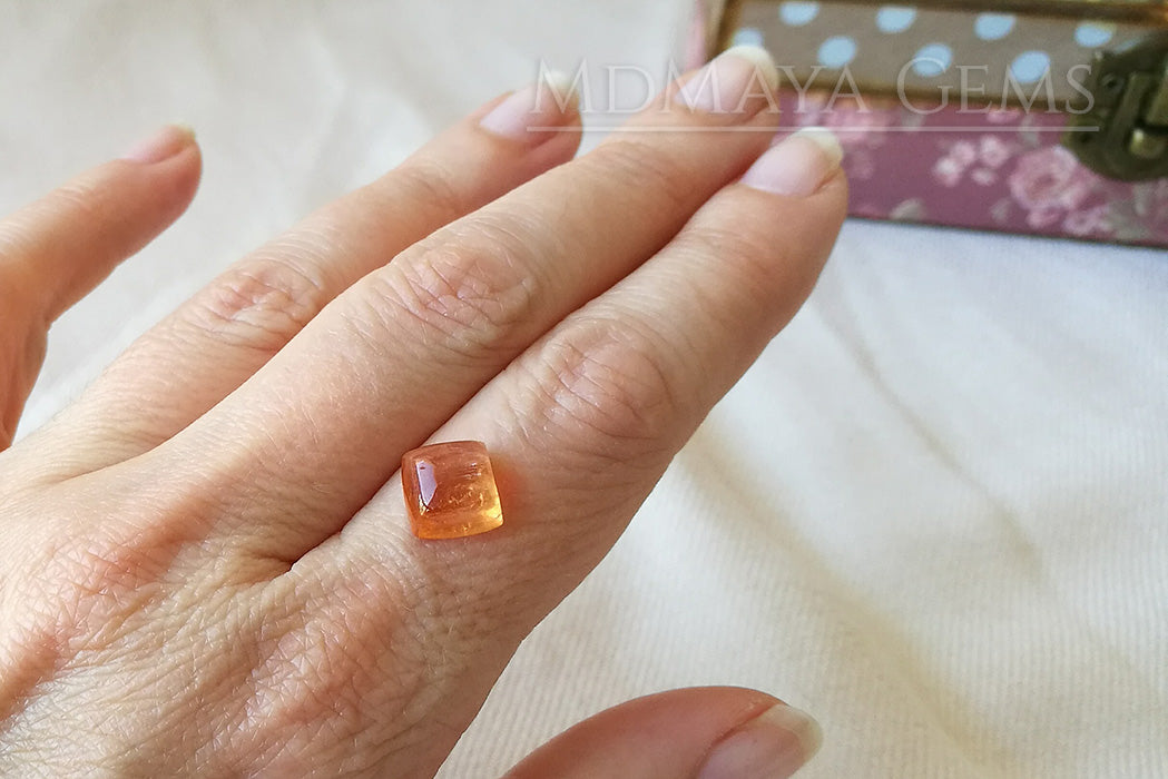 Natural Golden Imperial Topaz. 3.83 carat