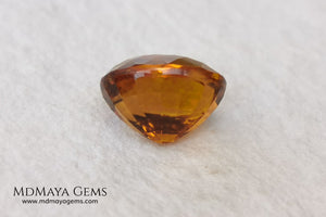  Orange Tourmaline from Tanzania. 2.06ct. Oval cut. There are not many orange gems, although it is the favorite color of many people and these look impressive mounted in jewelry. A natural and untreated precious stone at an affordable price.