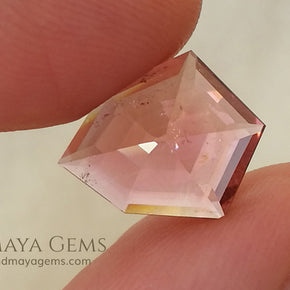 Orangy Red Tourmaline Fancy Cut 3.80 ct
