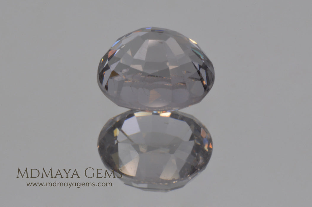 Nice bright Gray Spinel Oval Cut 1.55 ct