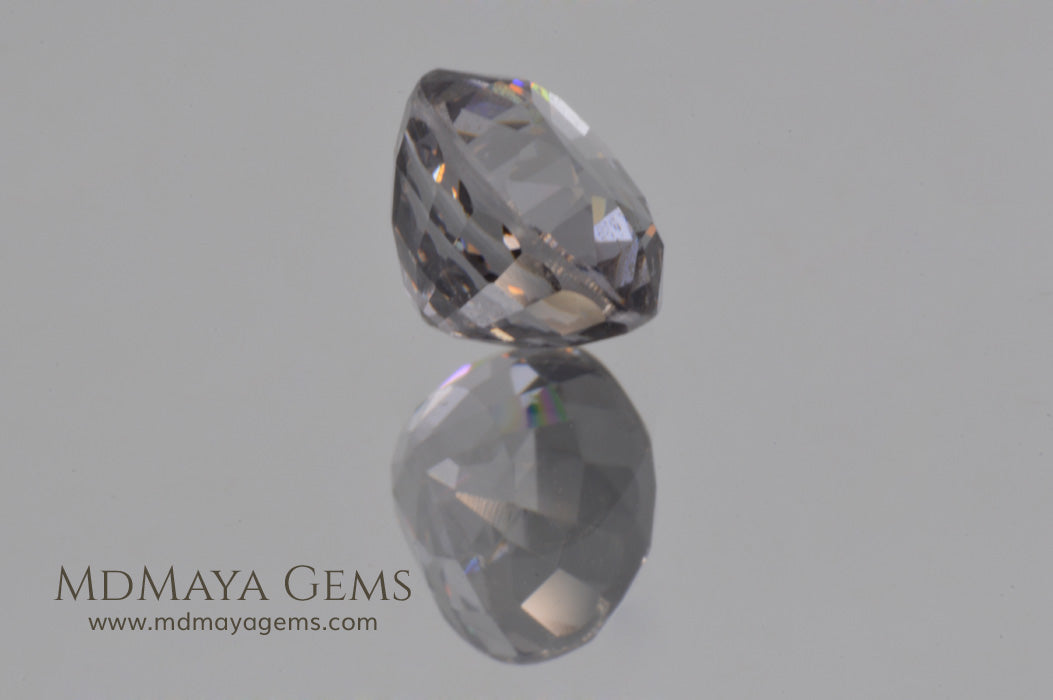 Nice bright Gray Spinel Oval Cut 1.55 ct