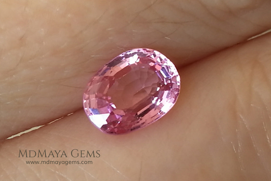Pink Burma Spinel Oval Cut 1.71 ct