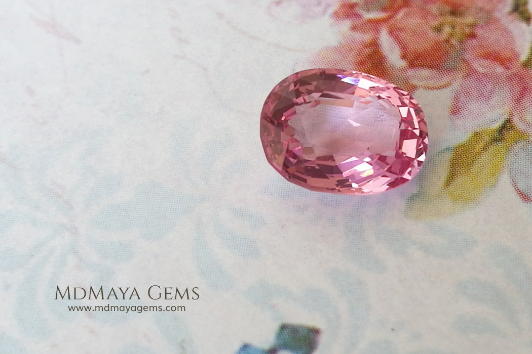 Pink Burma Spinel Oval Cut 1.71 ct