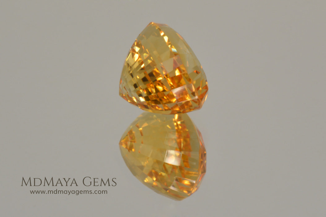 Golden Yellow Citrine Oval Cut 7.68 ct