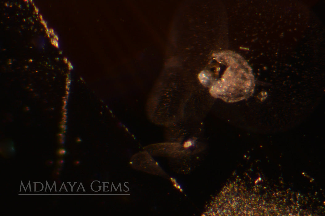 Inclusions in Pair Bluish Violet Spinel Gemstones for sale Octagon Cut 2.66 ct