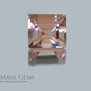 Natural Large Peach Morganite Rectangle cut 7.50 ct