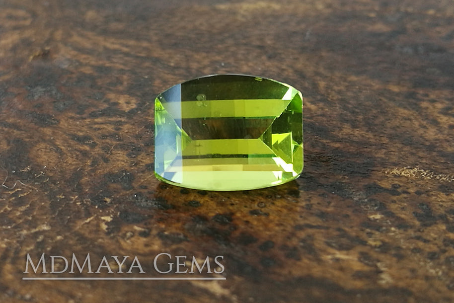 Natural Green Peridot Fancy Cut 2.28 ct