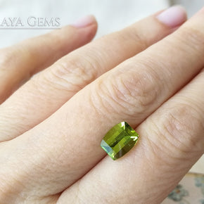 Natural Green Peridot Fancy Cut 2.28 ct