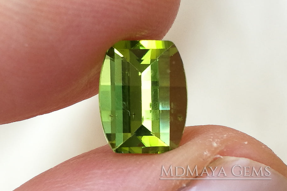 Natural Green Peridot Fancy Cut 2.28 ct
