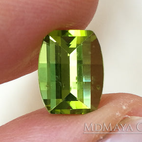Natural Green Peridot Fancy Cut 2.28 ct