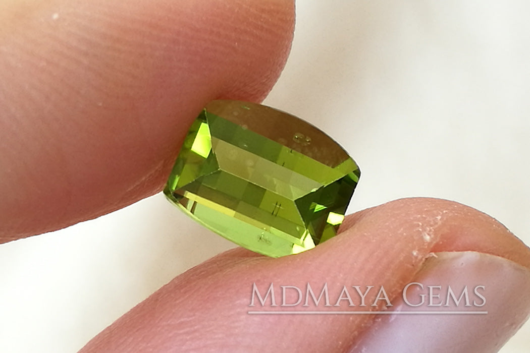 Natural Green Peridot Fancy Cut 2.28 ct