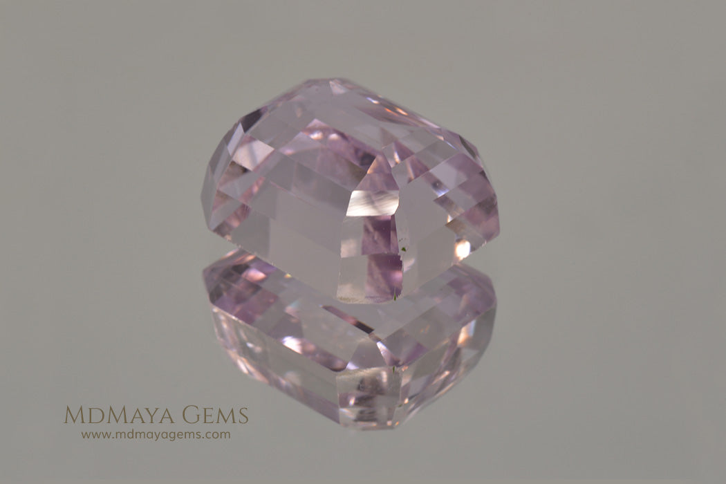 Baby Pink Kunzite Gemstone Emerald Cut 25.49 ct