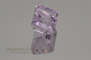 Brilliant Pink Kunzite Gemstone Emerald Cut 23.75 ct