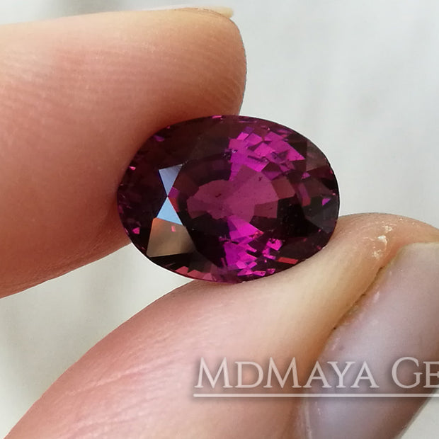 Rubellite tourmaline 4.90 ct oval cut