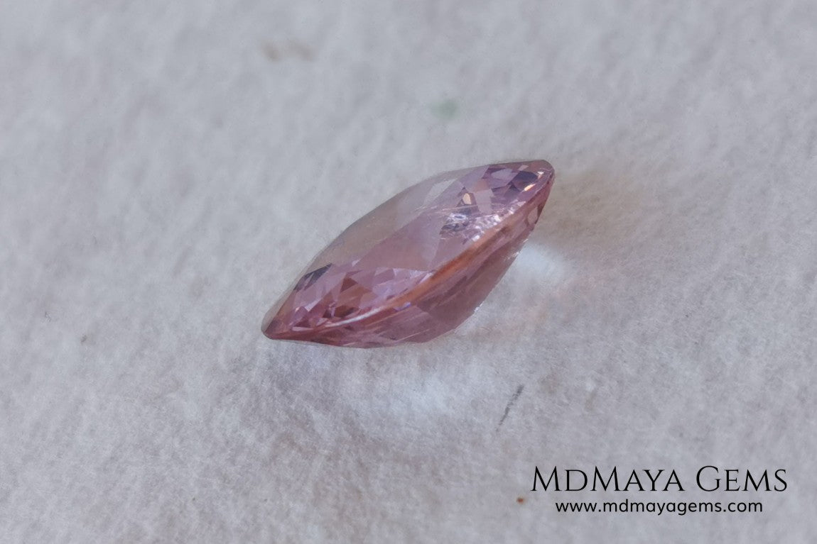 Candy Pink Mogok Spinel. Brilliant Luster. Oval cut. 4.17ct. This gem has a window but it's a great spinel and extremely brilliant! This gem has an incredible price 150 USD per carat. Don't miss it!