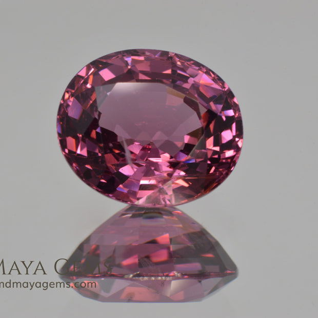 Glowing Pink Spinel from Tanzania Oval cut 2.66 ct