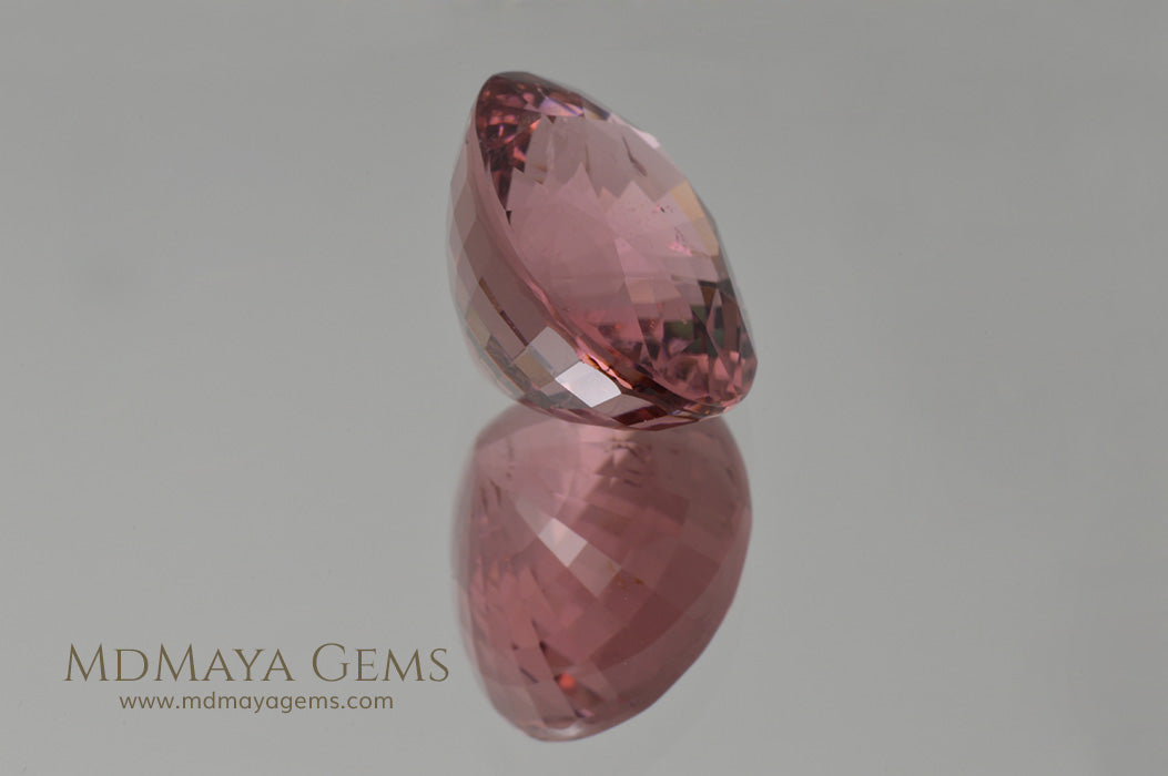 Super Pink Tourmaline Gemstone Oval Cut 11.90 ct