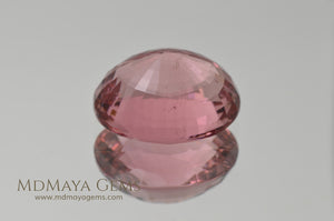 Super Pink Tourmaline Gemstone Oval Cut 11.90 ct