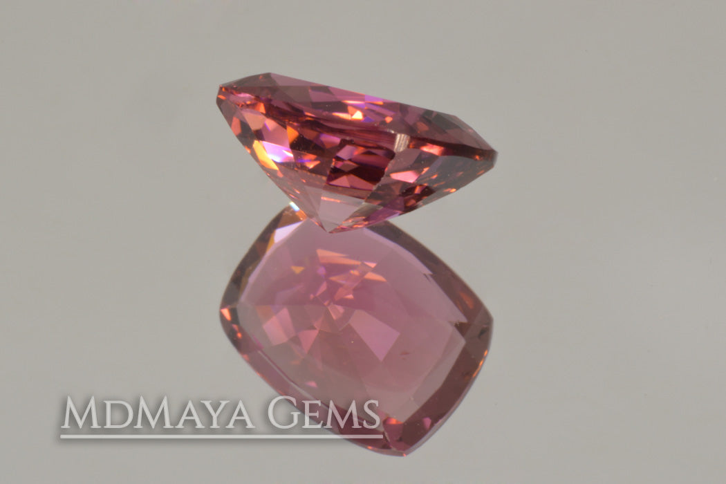 Pink Tourmaline from Mozambique Cushion Cut  2.06 ct