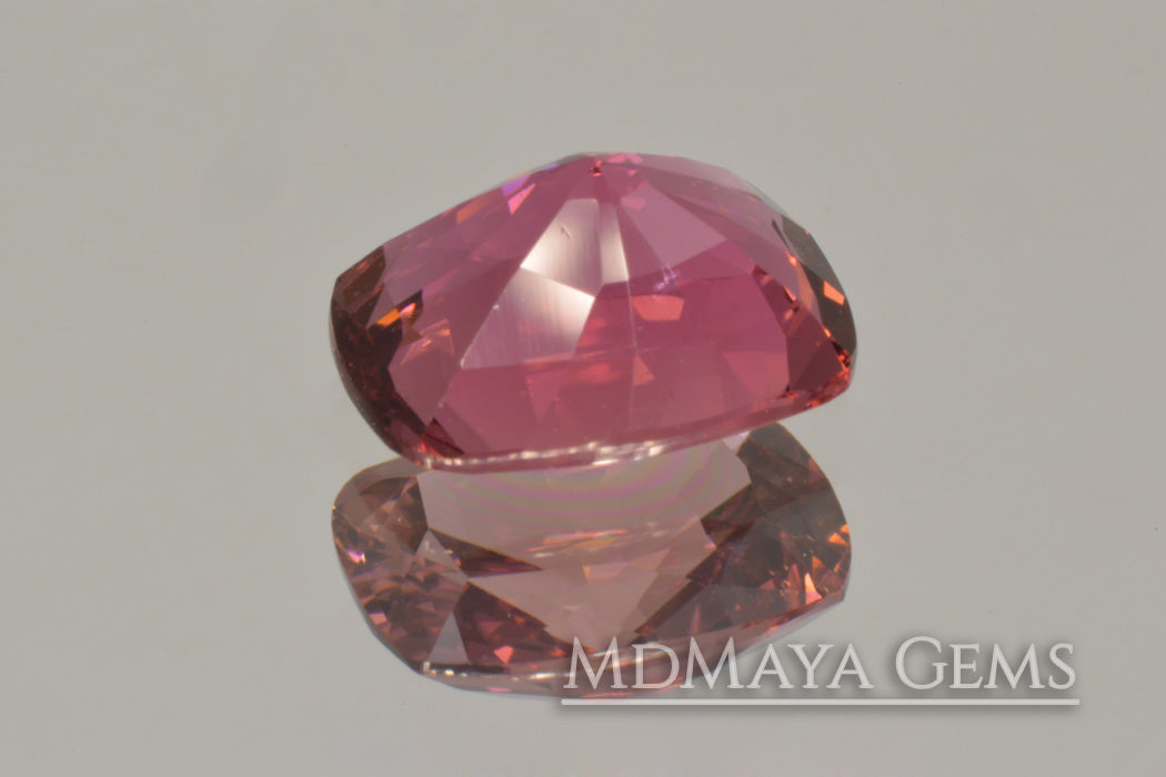Pink Tourmaline from Mozambique Cushion Cut  2.06 ct
