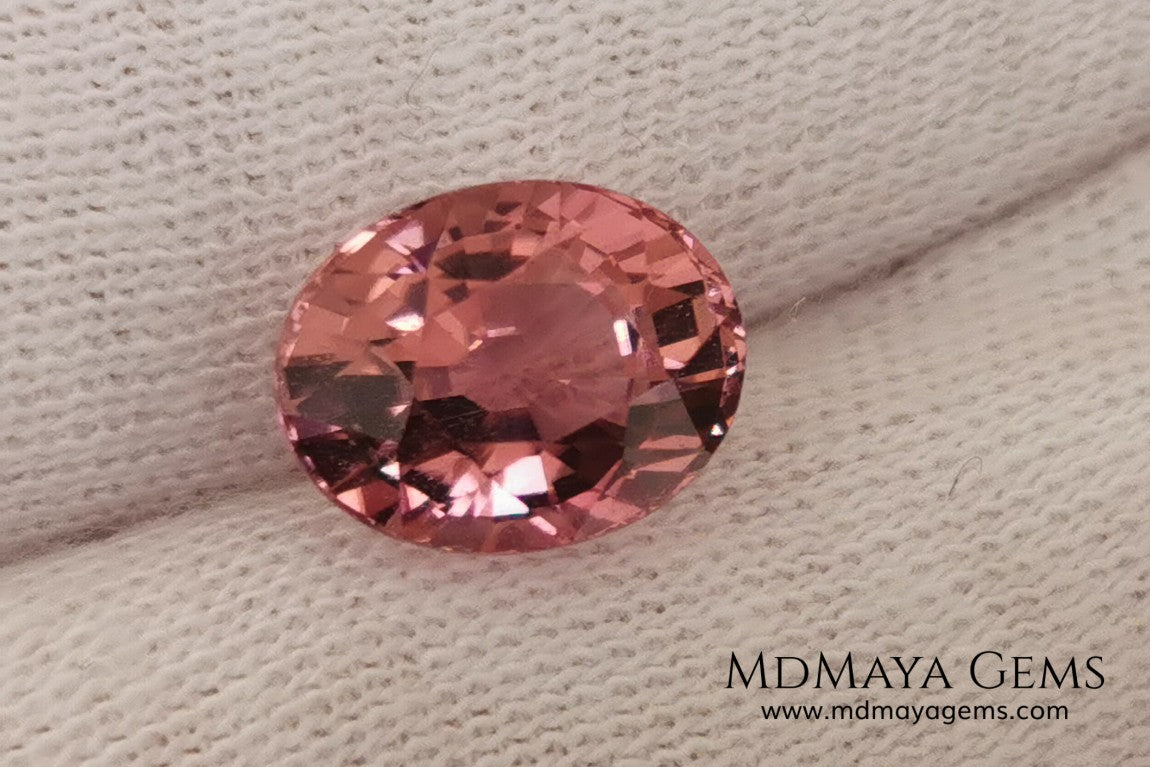Elegant Pink Tourmaline – 3.10 ct, Oval Cut from Mozambique