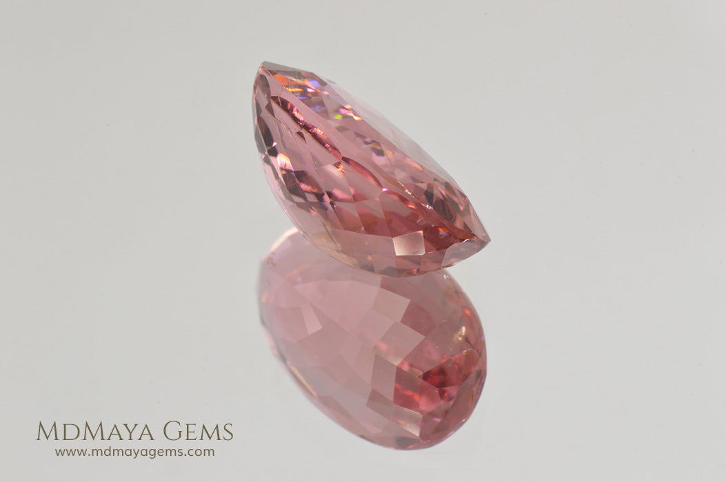 Natural Pink Tourmaline Gemstone Oval Cut 7.83 ct