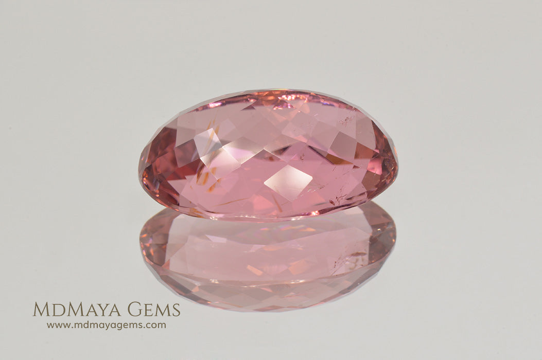 Natural Pink Tourmaline Gemstone Oval Cut 7.83 ct