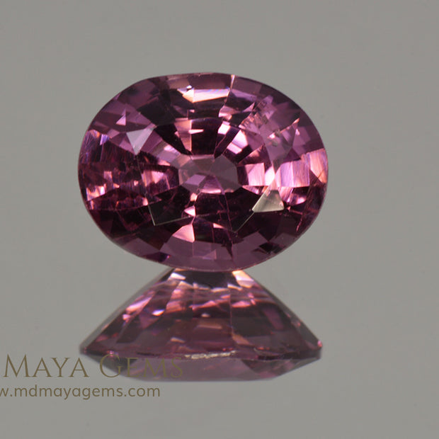 Purple Red Spinel Oval cut 1.66 ct