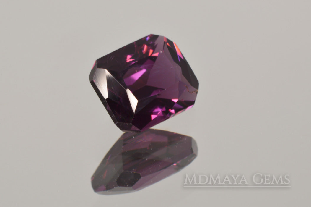 Purple Spinel from Vietnam. Octagon Cut 1.46 ct