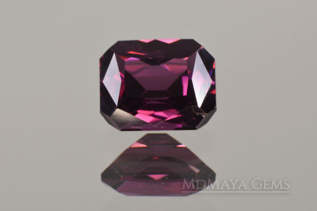 Purple Spinel from Vietnam. Octagon Cut 1.46 ct