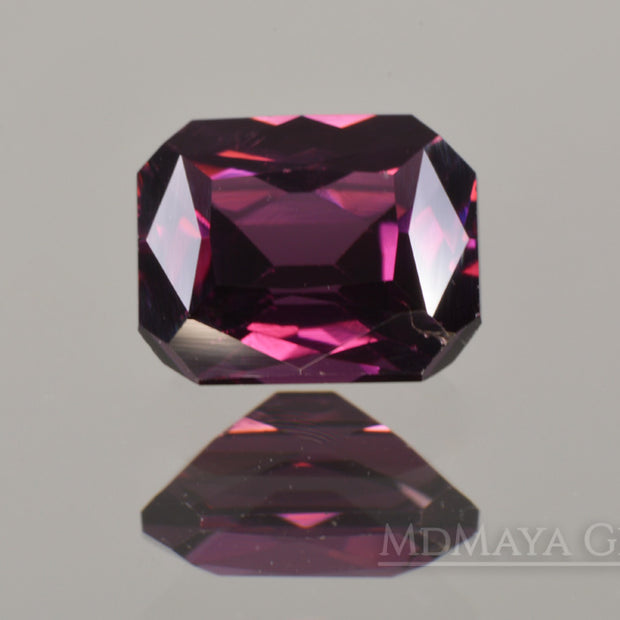 Purple Spinel from Vietnam. Octagon Cut 1.46 ct