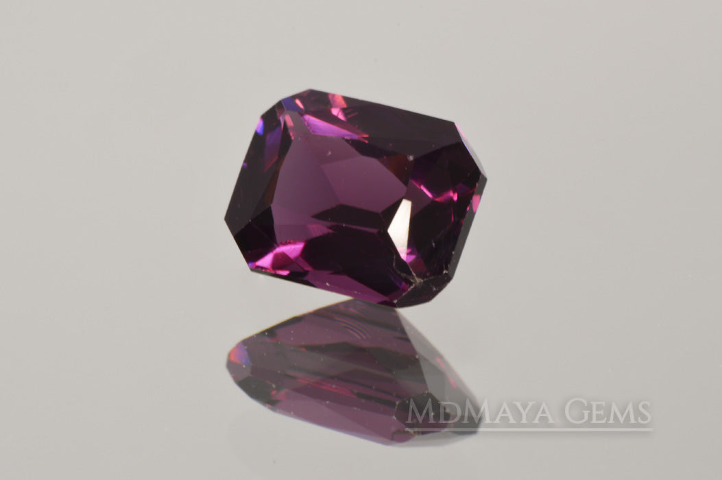 Purple Spinel from Vietnam. Octagon Cut 1.46 ct