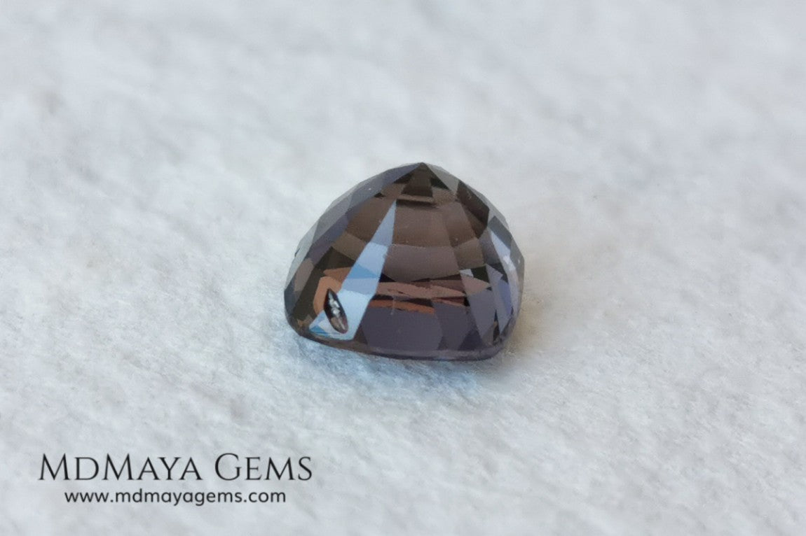 Affordable Purple Spinel Gemstone Square Cushion Cut 1.97 ct