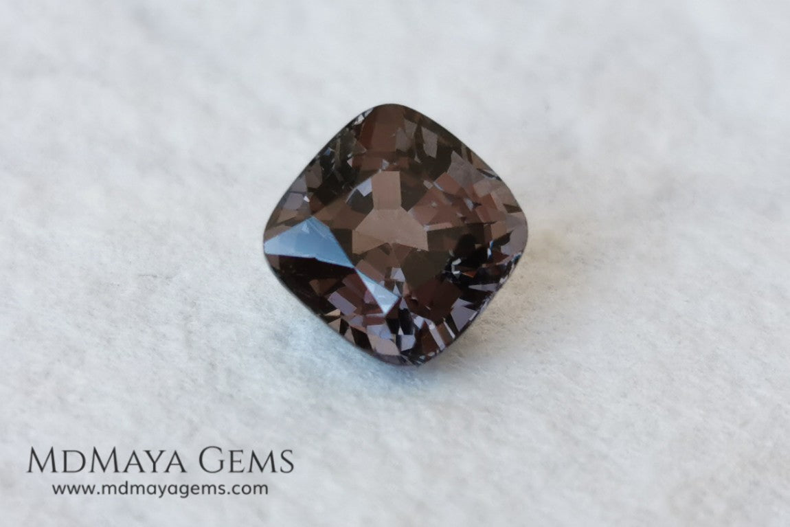 Affordable Purple Spinel Gemstone Square Cushion Cut 1.97 ct