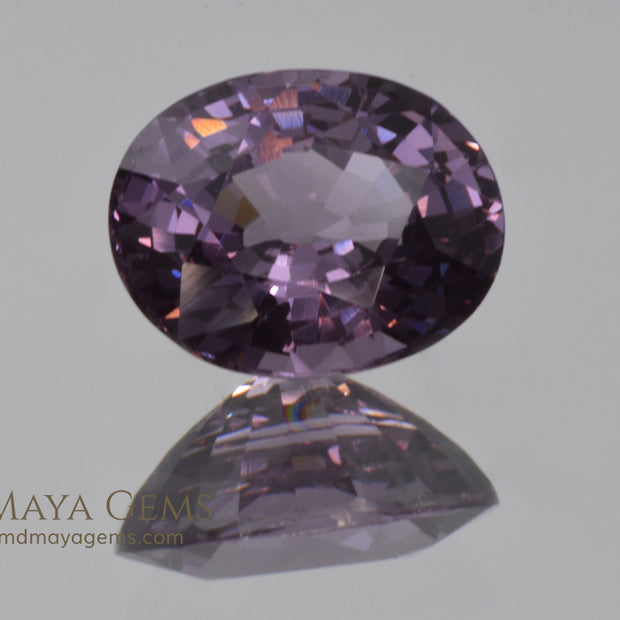 Beautiful violetish Purple Spinel from Tanzania Oval cut 2.01 ct