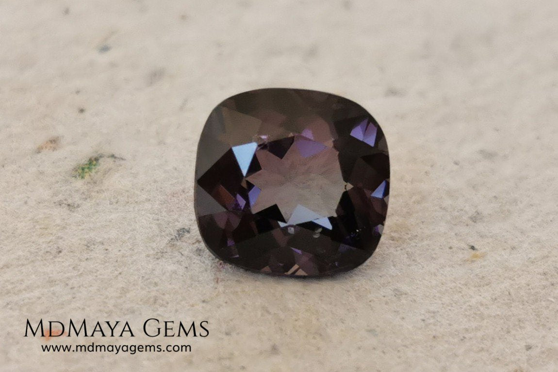 Purple Spinel 2.03 ct cushion cut