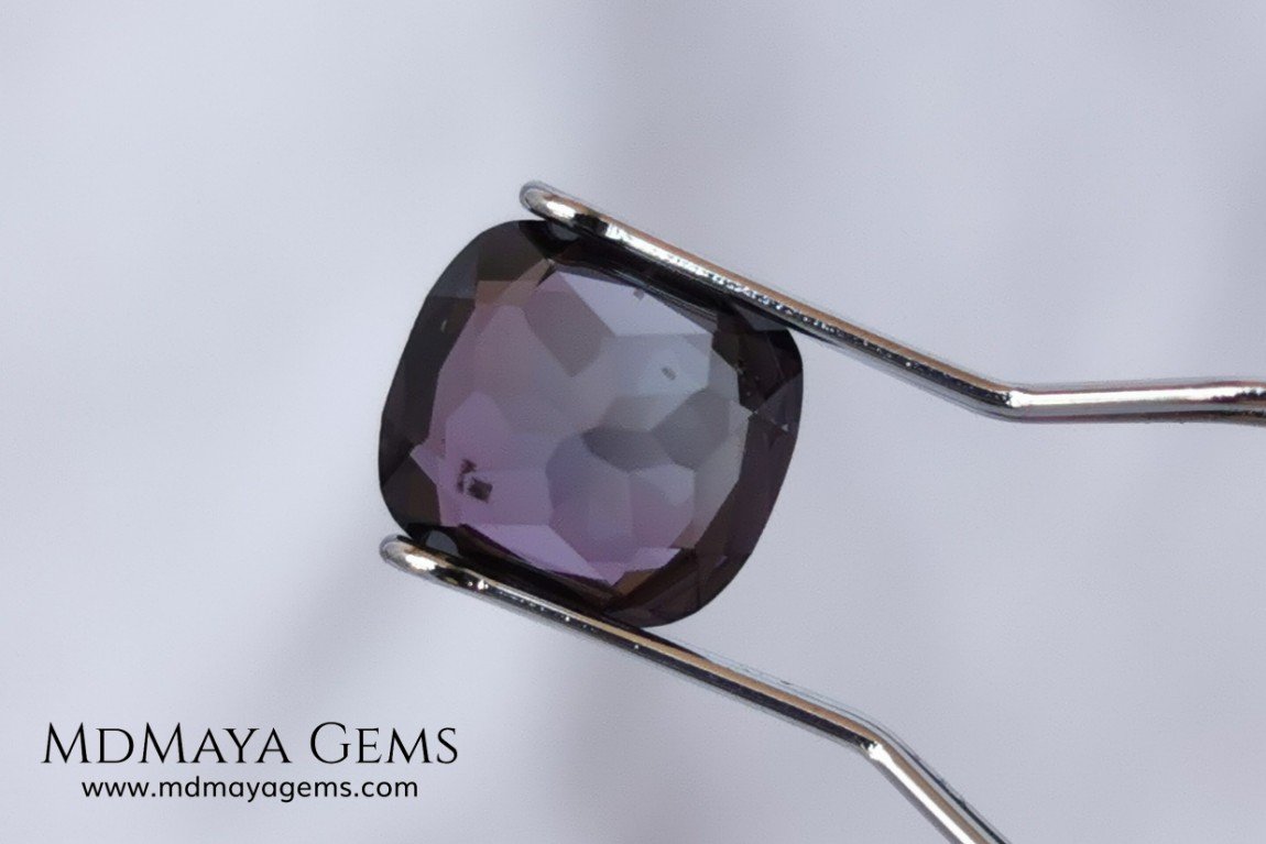 Purple Spinel 2.03 ct cushion cut