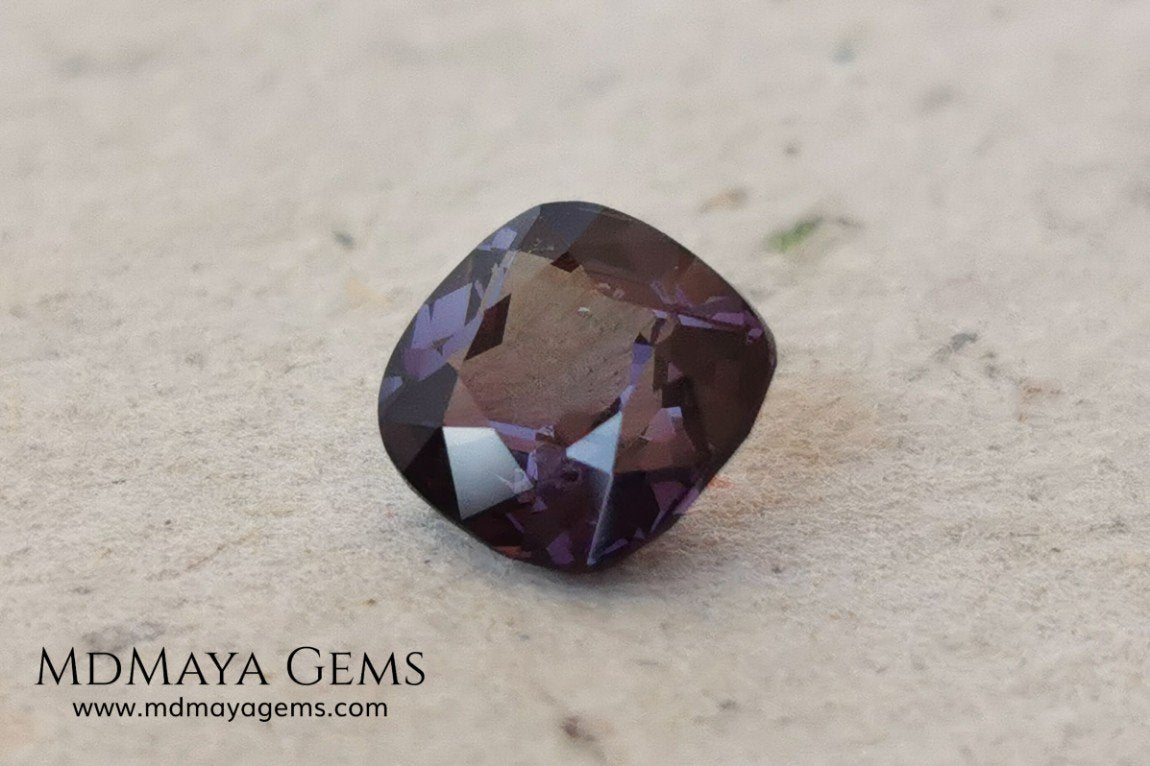 Purple Spinel 2.03 ct cushion cut