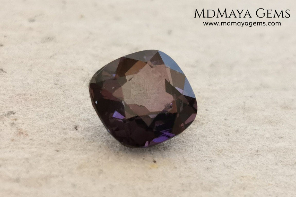 Purple Spinel 2.03 ct cushion cut