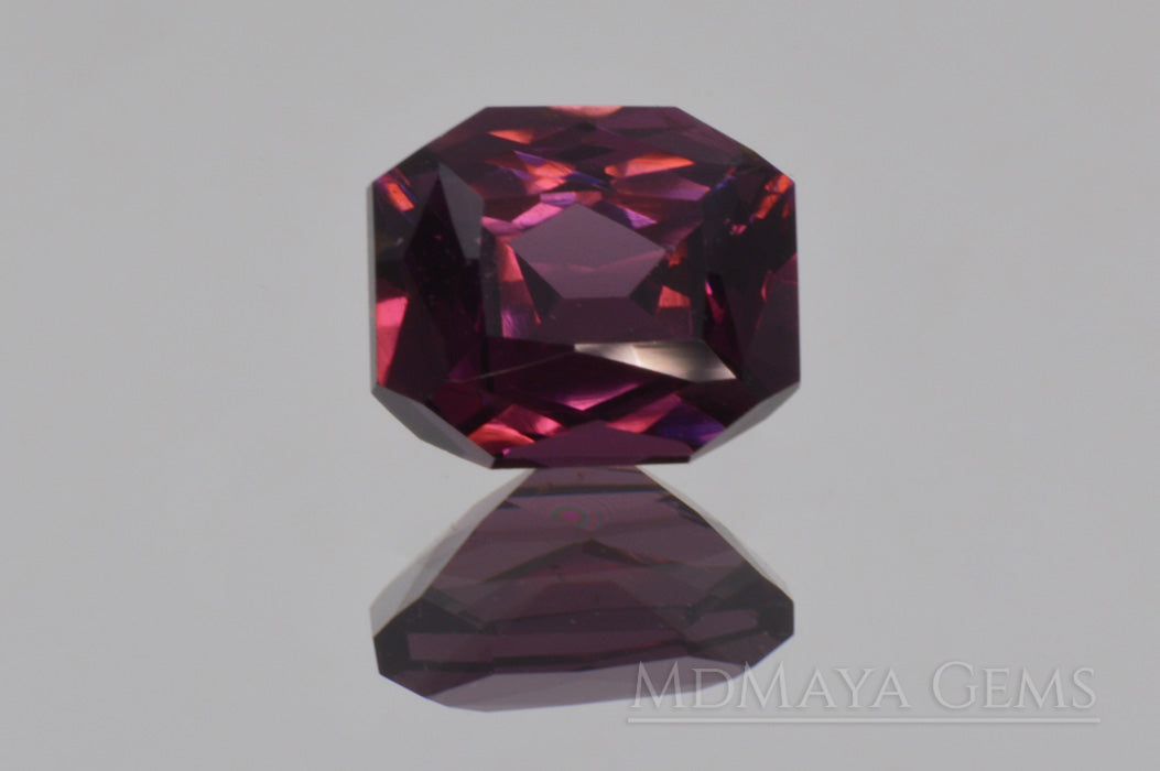 Purple Spinel Gemstone Octagon Cut 1.41 ct