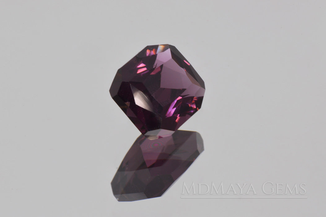 Purple Spinel Gemstone Octagon Cut 1.41 ct