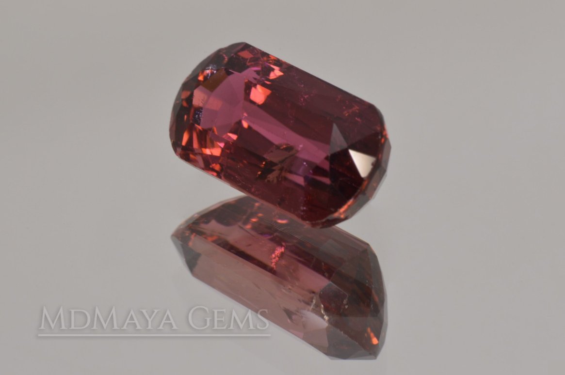 Purplish Red Rubellite Tourmaline Fancy Cut. 4.15 ct