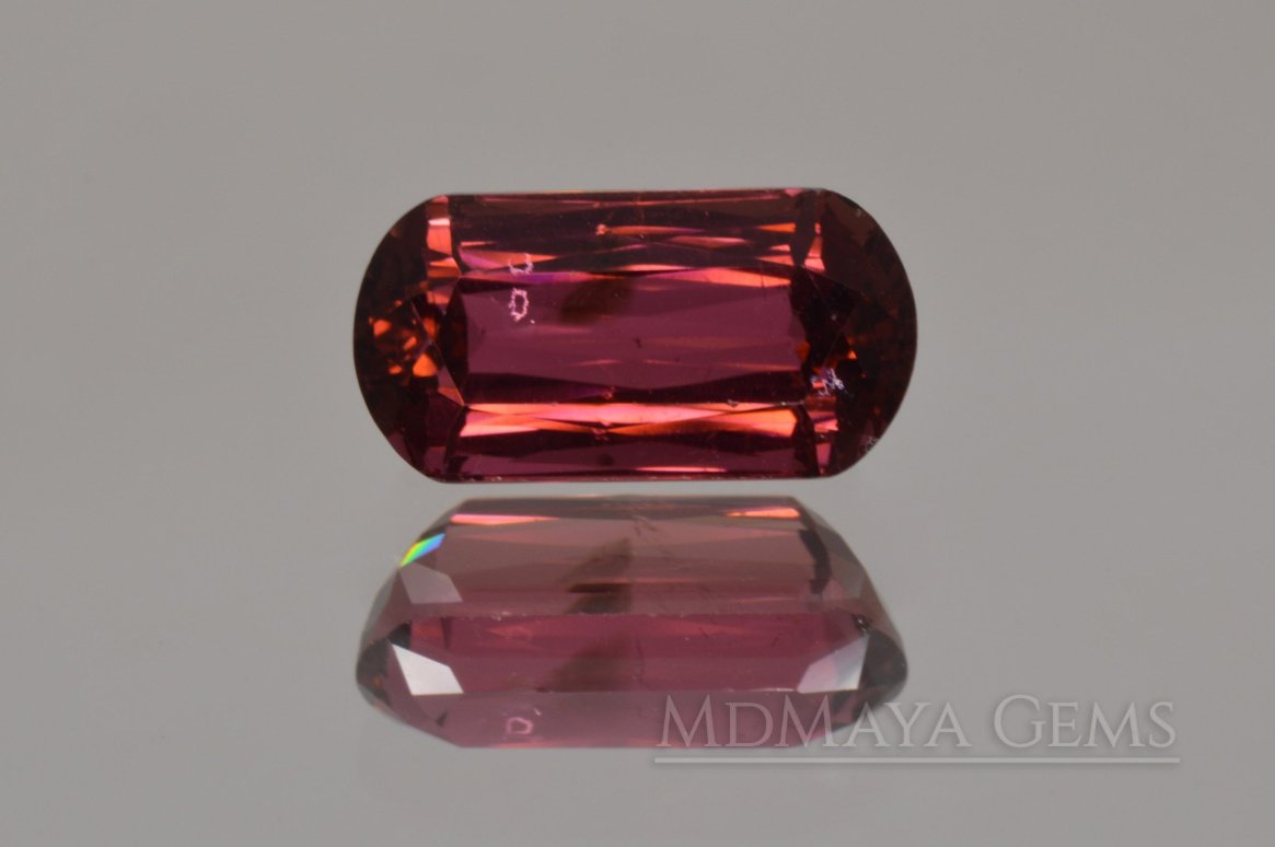 Purplish Red Rubellite Tourmaline Fancy Cut. 4.15 ct