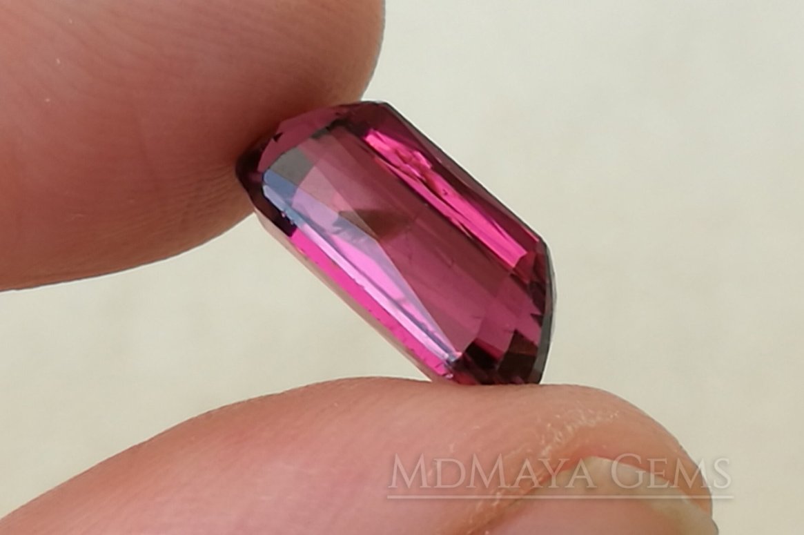 Purplish Red Rubellite Tourmaline Fancy Cut. 4.15 ct