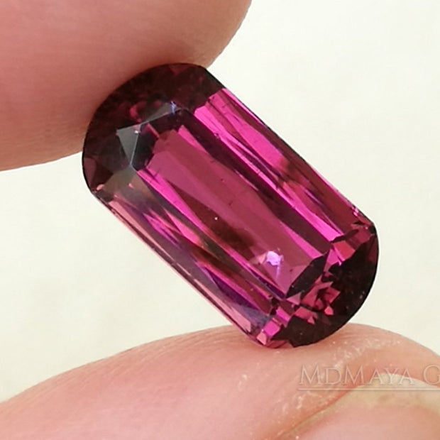 Purplish Red Rubellite Tourmaline Fancy Cut. 4.15 ct